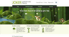 Desktop Screenshot of joker-uh.cz